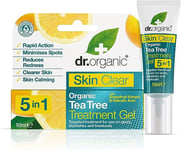 Dr Organic Skin Clear Treatment Gel 10ml-3 Pack