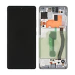 Samsung Galaxy S10 Lite (SM-G770F) Skärm med LCD Display Original - Vit