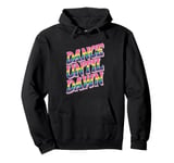 Rave Techno DJ Dance Music Lover Vibrant Dance Until Dawn Pullover Hoodie