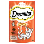 Ekonomipack: Dreamies Cat Treats 6 x 60 g - Kyckling