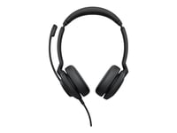 Jabra Evolve2 30 MS - Micro-casque - sur-oreille - filaire - USB-C - Optimisé pour la CU