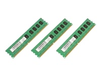 Coreparts - Ddr3 - Set - 12 Gb: 3 X 4 Gb - Dimm 240-Pin - 1333 Mhz / Pc3-10600 - Ecc