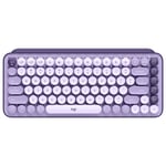 Logitech POP Keys Wireless Mechanical Keyboard  - Lavender