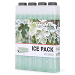 TOURIT Packs de Glace pour glacières Packs de congélation réutilisables de Longue durée pour Sacs/boîtes à Lunch, Sac à Dos Isotherme, Camping, Plage, Pique-Nique, pêche et Plus