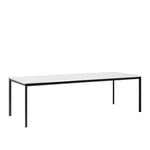 &Tradition - Drip Table HW60, 250x100x74 cm, Off White Nano Laminate/Black Legs - Matbord