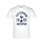 Spurs Unisex Adults White T Shirt With 1882 Design - M