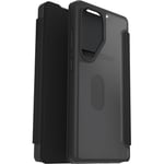 Otterbox Coque React Series Folio pour Samsung Galaxy S25 Ultra, Antichoc, Anti-Chute, avec Emplacement pour Carte, testé Selon Les Normes Militaires Transparent/Noir, Livré sans Emballage