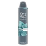 Dove Men+Care Advanced Eucalyptus + Mint Anti-Perspirant Aerosol Deodorant Spray with Triple Action technology & ¼ moisturising cream for 72 hour sweat and odour protection 6x 200 ml