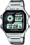 Casio Digital Mens Illuminator Stainless Steel Watch (AE-1200WHD-1AVEF) - SEALED