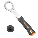 GEWAGE Outil Centerlock pour vélo, clé de pédalier de vélo compatible avec Shimano Hollowtech II/BB9000, BBR60, M8000, RaceFace, Cinch, RotorBSA30, Hawk Racing, BB3086M. (12 cœurs x 46 mm)