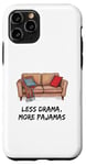 Coque pour iPhone 11 Pro Pyjama introverti pour l'anxiété sociale Stay at Home Zone de confort