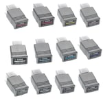 vhbw 12x jeu de cartouches d'encre imprimante photo (toutes les couleurs + Optimiseur de chroma) remplacement pour Canon imagePROGRAF PRO-1000