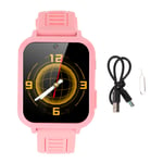 Montre Connect&eacute;E S16 Multifonction Pour Enfants, &eacute;Cran Tactile Couleur Ips Hd, Double Cam&eacute;Ra, T&eacute;L&eacute;Phone Pour Gar&ccedil;Ons Et Filles, Rose