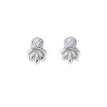 ChloBo SEST3444 In Bloom GLISTENING FLOWER BUD Stud Earrings Jewellery