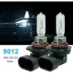 2 pièces 9012 HIR2 PX22D voiture Phare 12V 55W Clair Halogène Projecteur Ampoule Remplacement, Lumière de Brume DRL Ampoule Jalleria