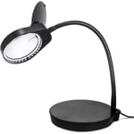 Lampe Loupe sur Pied 2 en 1 3x 10x Loupe de lecture avec Support led 38pcs loupe eclairante pour Lumière du Jour Lumineux Lumières Travaux Manuels