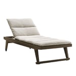 B&B Italia - Gio Outdoor Chaise Longue GO200L, Fabric Outdoor 02, Lusso Leila 207