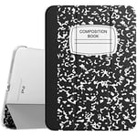 TiMOVO Coque Compatible avec iPad 10ème Génération 10,9 Pouces 2022 Étui, iPad 10 Coque, Légère&Mince Coque Arrière Translucide en PC, Housse Coque Trifold avec Réveil/Sommeil Auto, Carnet Noir