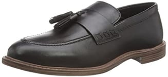 Silver Street London Homme Charleston Mocassin, Noir, 45.5 EU