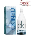 CALVIN KLEIN IN2U EAU DE TOILETTE EDT 50ML SPRAY - MEN'S FOR HIM. NEW