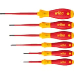 Wiha Slimfix skrutrekkersett, 1000V, 6 deler, Torx