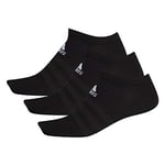 adidas Mixte Low-cut Chaussettes, Black/Black/Black, M EU