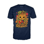 Funko Boxed Tee: Groot Shorts - Groot - (S) - T-Shirt - Clothes - Gift Idea - Short Sleeve Top for Adults Unisex Men and Women - Official Merchandise - Movies Fans