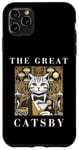 Coque pour iPhone 11 Pro Max The Great Catsby, Funny Cat Design, Cat Lover, Film