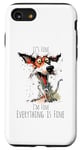 iPhone SE (2020) / 7 / 8 It's Fine I'm Fine Everything Is Fine Funny Dog Case