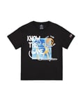 Champion Legacy Play With Graphics B (306911) - SS Crewneck T-Shirt, Black (NBK), 3-4 years (XXS) Boys FW24