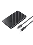 ORICO 2.5' HDD / SSD Enclosure 6 Gbps USB-C 3.1 Gen1 (Black) - 6GB - Kovalevy - 25PW1C-C3-BK-EP - USB 3.1 Gen 1 - 2.5"