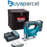 Makita JV183DW 18v Cordless G-Series Jigsaw + 2 x 1.3ah Batteries, Charger + Bag