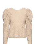 MAUD Kelis Lace Blouse Beige