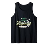 Funny Her Royal Highness Smoking Marijuana Joint Weed Tank Top