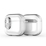 DUX DUCIS För AirPods 4 Fodral PC+TPU Bluetooth Fodral / Skal med krok - Transparant