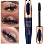 4D Silk Fiber Eyelash Mascara Svart