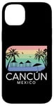 Coque pour iPhone 14 Plus Cancun Mexico - Vacances d'été rétro mexicaines