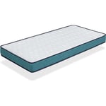 Matelas 90x200 CONFORT PRO epaisseur 14 CM Ergonomique, Respirant, Memoire. Ideal pour lit gigogne