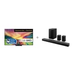 LG QNED81 75" 4K QNED TV (2023) + LG S70TR 5.1.1 Soundbar Dolby Atmos -tuotepaketti