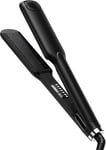 Hair Straightener 44mm Wide Plate, Ceramic Tourmaline Coating Smooth Flat Iron,