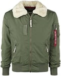 Alpha Industries Men's Injector III Bomber Jacket, Sage-Green, Large