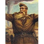 Curry Mural Abolitionist John Brown American Painting Art Print Canvas Premium Wall Decor Poster Mural