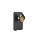 New Year Cheer with this Happy and Funny looking Cat Design PopSockets PopWallet for MagSafe