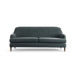 Habitat Frome Fabric 3 Seater Sofa - Charcoal Dark Leg