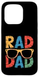 Coque pour iPhone 15 Pro Lunettes de soleil Rad Dad Cool Cadeau pour les pères à la mode Daddy Pops