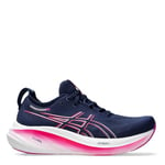 Asics Femme Gel-Nimbus 26 Sneaker, Blue Expanse Bold Magenta, 42.5 EU