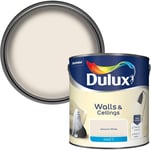 Dulux Matt Emulsion Paint For Walls And Ceilings - Almond White 2. 5 Litres