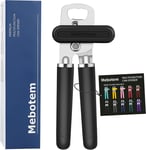 Mebotem Can Opener Manual, Handheld Heavy Duty Can Opener, Stainless Steel Edge