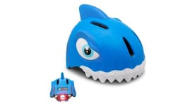 Casque de velo pour enfants   requin bleu   crazy safety   certifie en1078