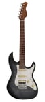 Sire Guitars S Series Larry Carlton electric guitar S-style with flamed maple top transparent black